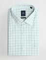 Arrow Manhattan Slim Fit Windowpane Checked Shirt