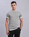 Tommy Hilfiger Mens Grey Printed T-Shirt
