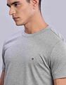 Tommy Hilfiger Mens Grey Printed T-Shirt