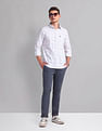 AD by Arvind Plaid Check Cotton Shirt