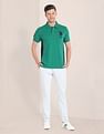 U.S. Polo Assn. Appliqued Slim Fit Polo Shirt
