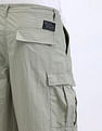 Flying Machine Loose Fit Solid Cargo Trousers