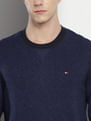 Tommy Hilfiger Striped Hem Cotton Sweater