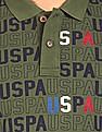 U.S. Polo Assn. Denim Co. Cotton Brand Print Polo Shirt