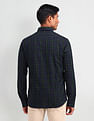 Arrow Sport Manhattan Slim Plaid Checked Shirt