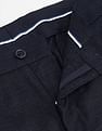 Arrow Newyork Solid Dobby Slim Fit Trousers