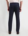 Arrow Newyork Solid Dobby Slim Fit Trousers