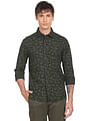 Flying Machine Floral Print Pure Cotton Shirt