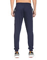 Flying Machine Mid Rise Brand Print Joggers
