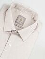 Arrow Patterned Weave Cotton Silk Shirt